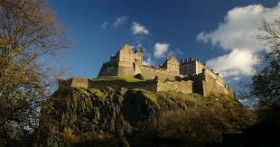 Edinburgh Castle on the hill